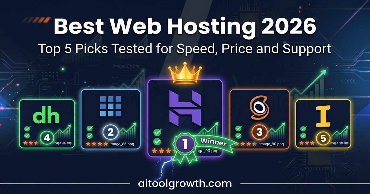 Best Web Hosting 2026 — Top 5 Picks Compared
