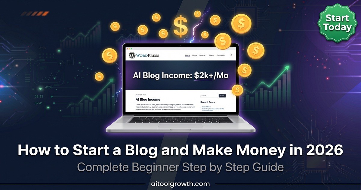 How to Start a Blog and Make Money in 2026 — Complete Guide